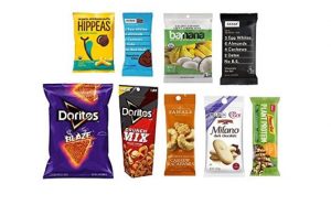 Snack Sample Box + $9.99 Credit Toward future purchase of select snack products just $9.99!