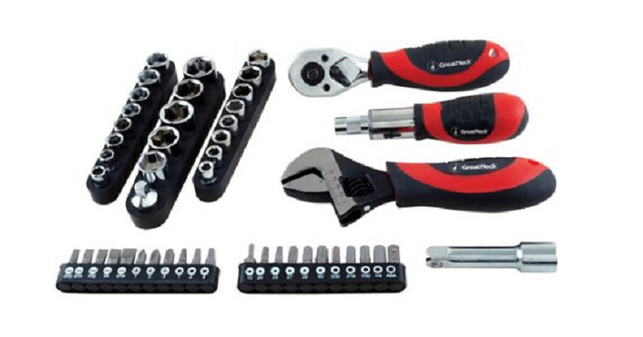 Great Neck Saw 50 Piece Ratchet Socket and Wrench Set Only $14.59!