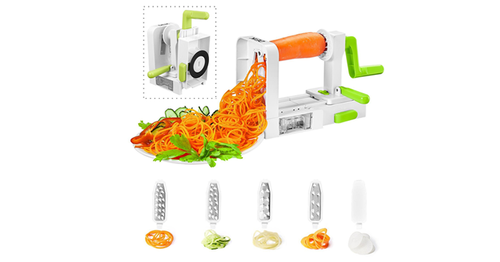 Spiralizer Vegetable Slicer – New Foldable Model – Just $17.99!