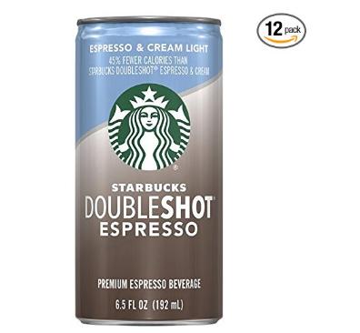 Starbucks Doubleshot, Espresso + Cream Light, 12 Pack – Only $12.83!