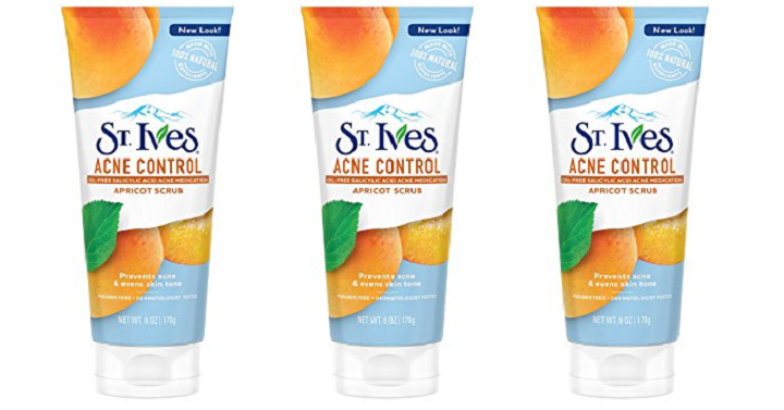 St. Ives Acne Control Face Scrub (Apricot) Only $2.12 Shipped!