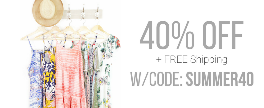 Fashion Friday at Cents of Style! FUN Summer Dresses for 40% Off! Free Shipping!
