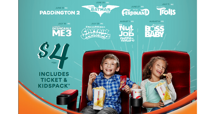 Reminder: AMC Summer Throwbacks: See Select Movies at AMC Theaters For Only $4.00 This Summer! Plus Other Great Summer Movie Options!