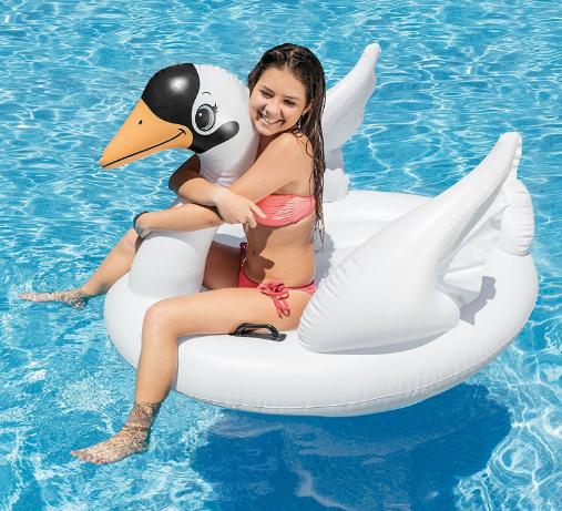 Intex Swan Inflatable Ride-On – Only $11.53!