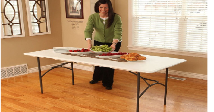 Lifetime 6′ Essential Fold-In-Half Table Only $34.88! (Reg. $59.99)
