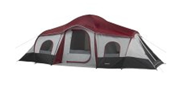 Ozark Trail 10-Person 3-Room Cabin Tent with Side Entrances – Just $95.00!