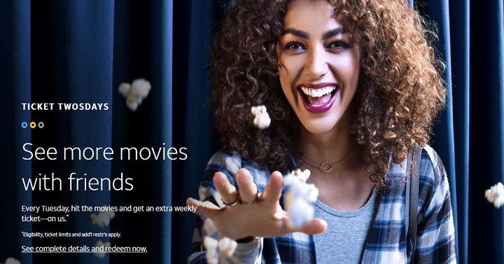 AT&T Customers: Buy One Movie Ticket Get One FREE Are Back!