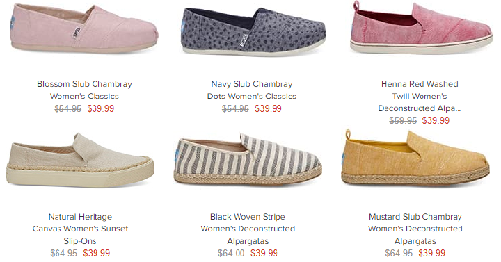 Toms Surprise Sale: Save up to 50% off for the Whole Family!