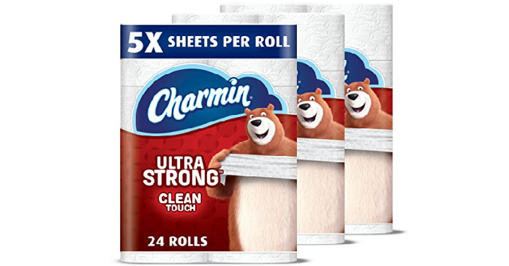 Charmin Ultra Strong Toilet Paper Family Mega Rolls (24 Count) Only $22.49 Shipped!