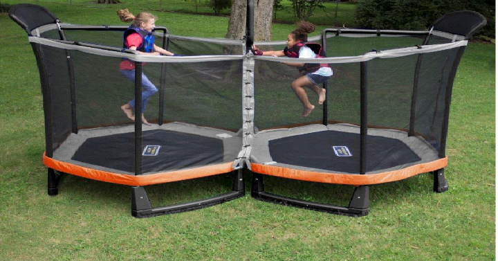 Bounce Pro Battle Zone Two 6.5-Foot Trampoline, with Safety Enclosure Only $223.32 Shipped! (Reg. $500)