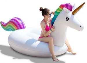 Giant Inflatable Unicorn Pool Float – $33.99!