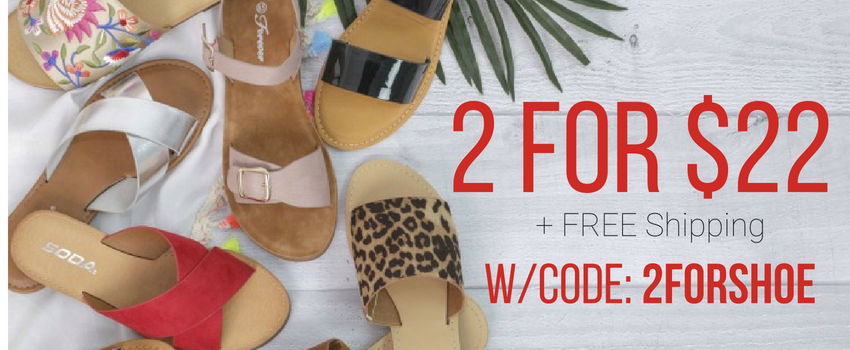 Cents of Style – 2 For Tuesday – CUTE Sandals – Just 2 for $22! FREE SHIPPING!