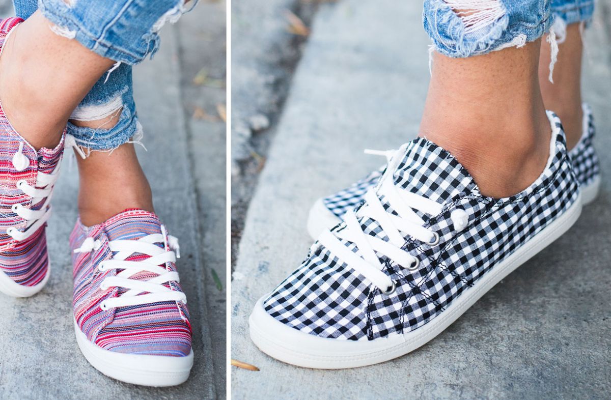 Super Cute Trendy Print Sneakers Only $16.99!