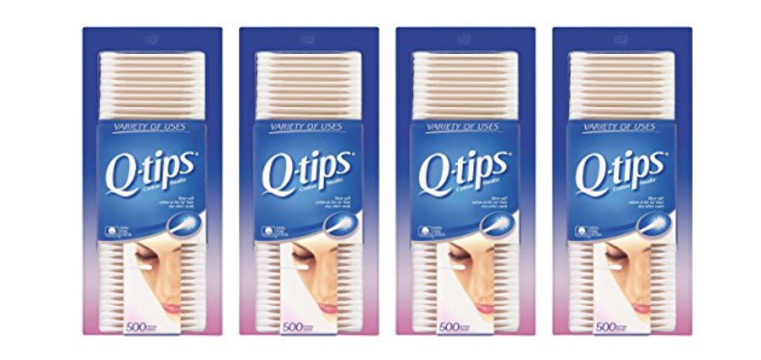 Q-tips Cotton Swabs 500-Count 4-Pack just $9.02 Shipped!