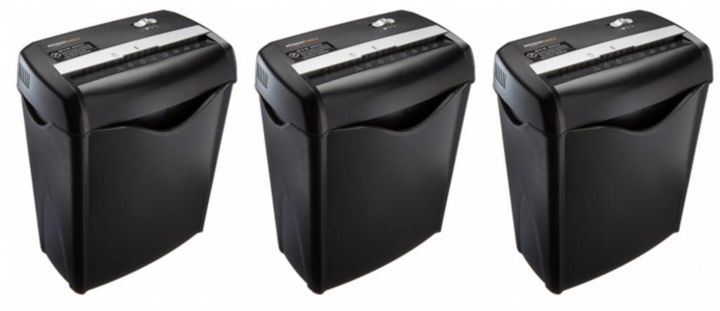 Prime Exclusive: AmazonBasics 6-Sheet Cross-Cut Paper and Credit Card Shredder Just $23.74!