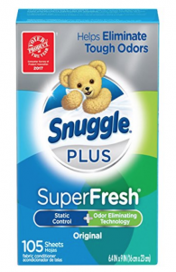 Snuggle Plus Super Fresh Fabric Softener Dryer Sheets 105-Count Just $3.37 As Add-On!