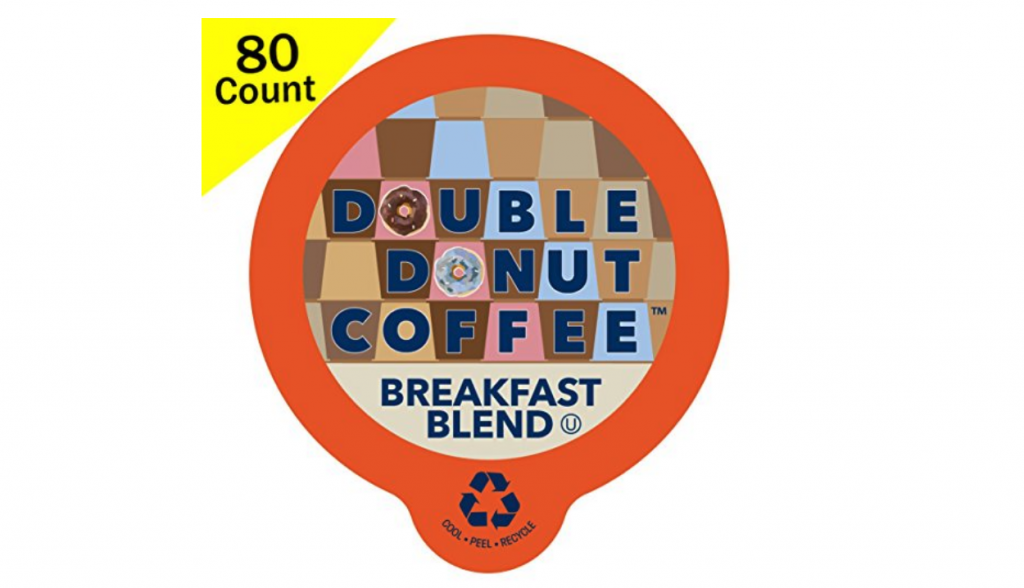 Double Donut Breakfast Blend Coffee K-Cups 80-Count Just $18.71 Shipped!