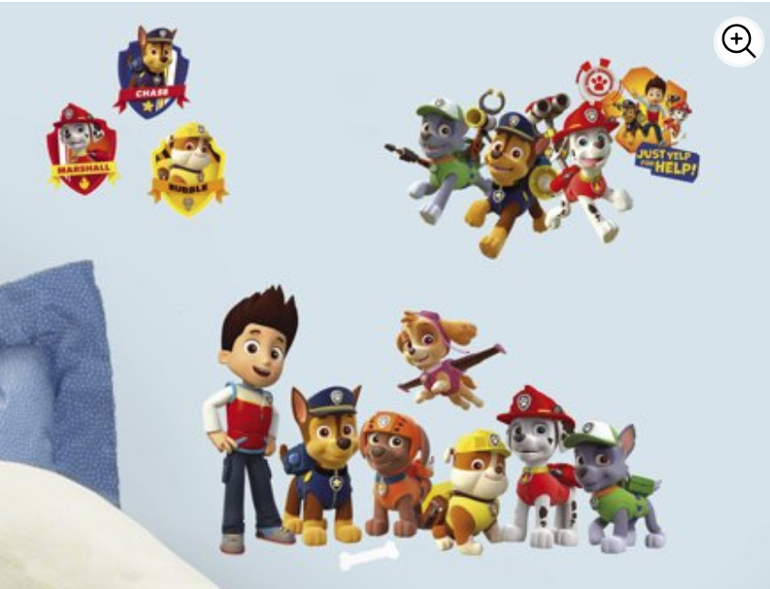 Paw Patrol Giant Wall Decals Just $6.00!