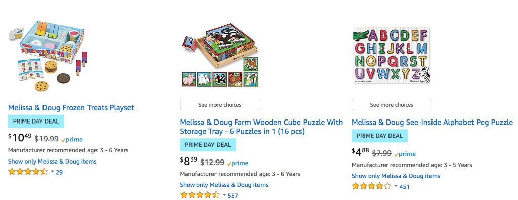 PRIME DAY DEALS ARE LIVE!! Save Up To 50% Off Melissa & Doug Toys!