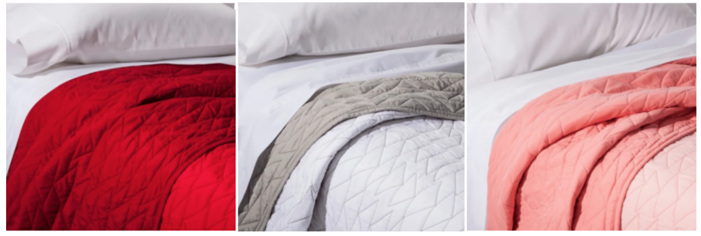 Pillowfort Triangle Stitch Quilt Twin Just $24.49 Today Only! Choose From 14 Colors!