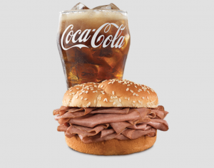 FREE Classic Roast Beef Sandwich With Drink Purchast At Arby’s!