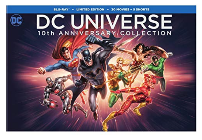 DC Universe 10th Anniversary Collection 30-Movies Just $99.99 On Blu-Ray! (Reg. $299.99)