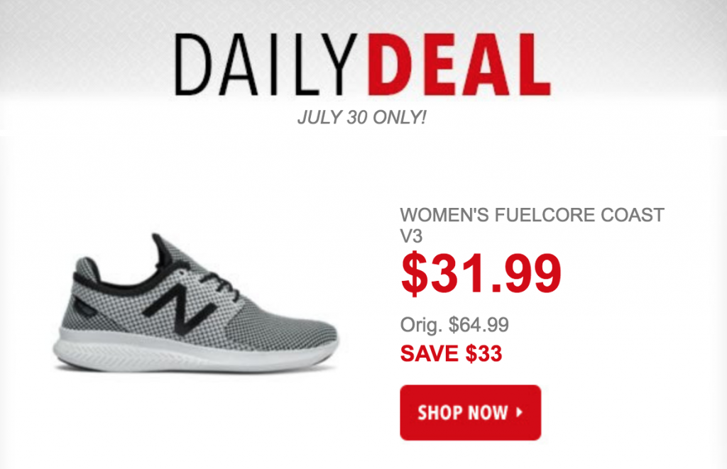 New Balance Women’s Fuelcore Coast V3 Just $31.99 Today Only! (Reg. $64.99)