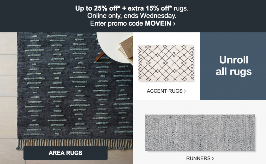 Save Up To 25% Off Rugs Plus Take An Additional 15% Off At Target!
