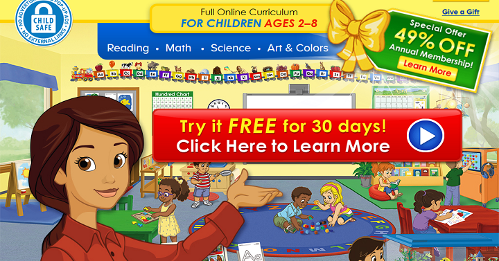 ABC Mouse Early Learning Academy 1 Year Subscription Only $59.95! That’s $4.99/Month!