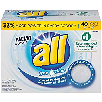 All Powder Laundry Detergent (Free Clear) 40 Loads (52oz) Only $3.78 Shipped!