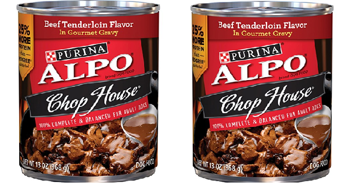 Purina ALPO Chop House in Gourmet Gravy Adult Wet Dog Food (12 Pack) Only $4.13 Shipped!