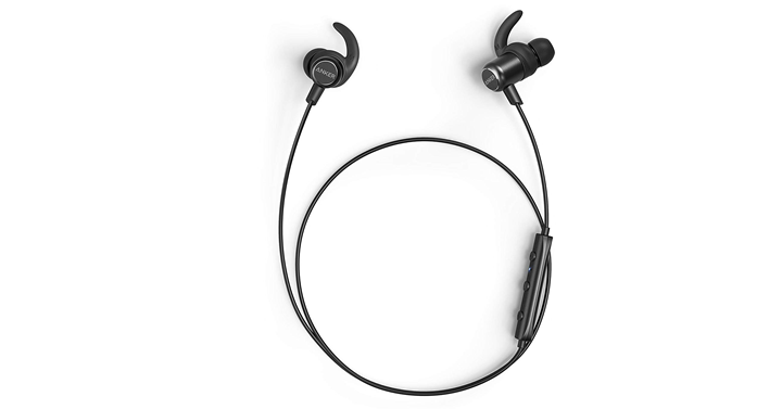 Anker SoundBuds Slim+ Wireless Headphones, Bluetooth 4.1 Lightweight Waterproof Stereo Earbuds – Just $20.49!