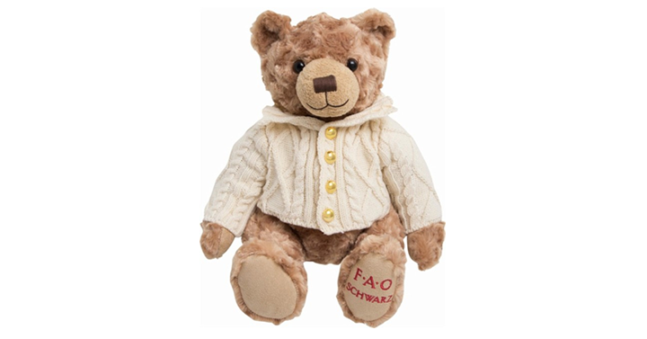 FAO Schwarz 12″ Anniversary Bear Plush Toy – Just $9.99!