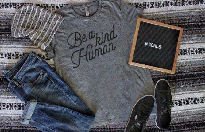 Be A Kind Human Tee – Only $12.99!