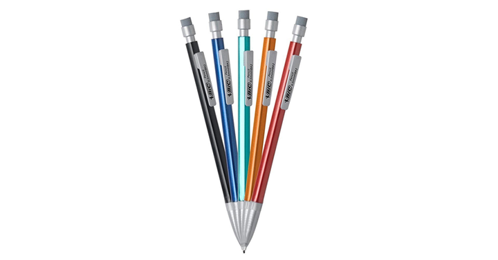 BIC Xtra-Precision Mechanical Pencil, Metallic Barrel, Fine Point (0.5mm), 48-Count – Just $7.60!