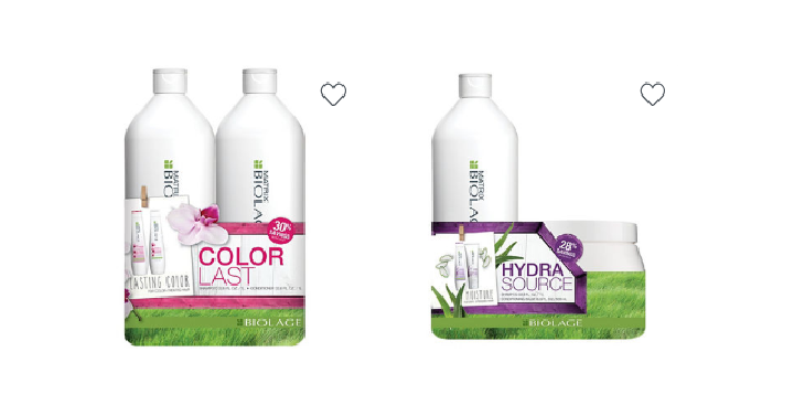 Matrix Biolage Duo Shampoo & Conditioner 2-pack Value Set – 33.8 oz. Only $16.99! (Reg. $39)