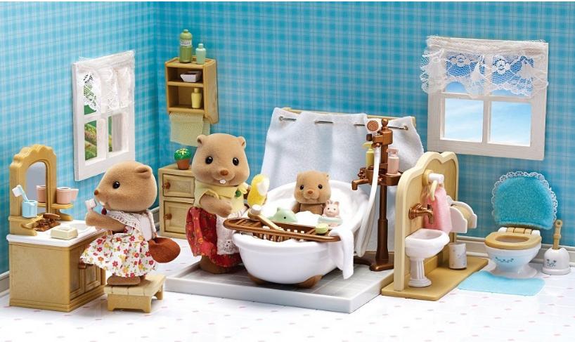 Calico Critters Deluxe Bathroom Set – Only $10.77!