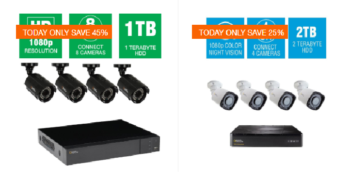 Home Depot: Save Up to 40% off Select Q-See Security Camera Systems! Today Only!