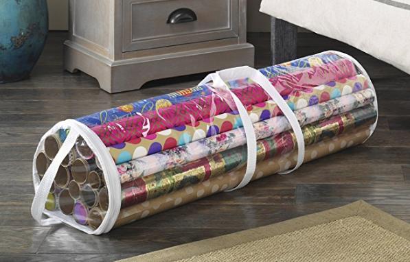 Whitmor Clear Gift Wrap Organizer – Only $4.37!
