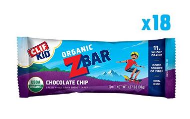 Clif Kid ZBar Organic Energy Bar (Chocolate Chip) 18 Count Only $8.54 Shipped!