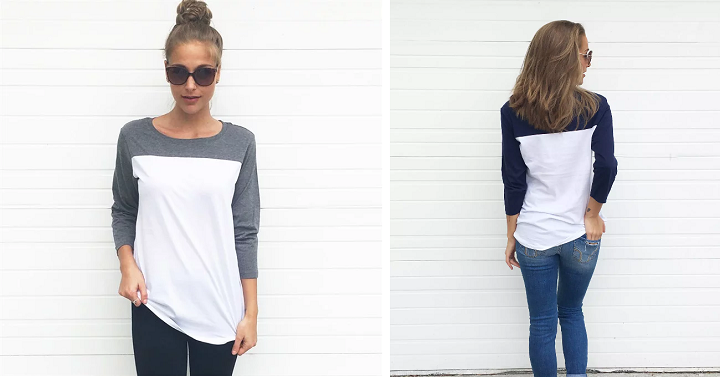 Color Block Women’s Tees Only $9.99!
