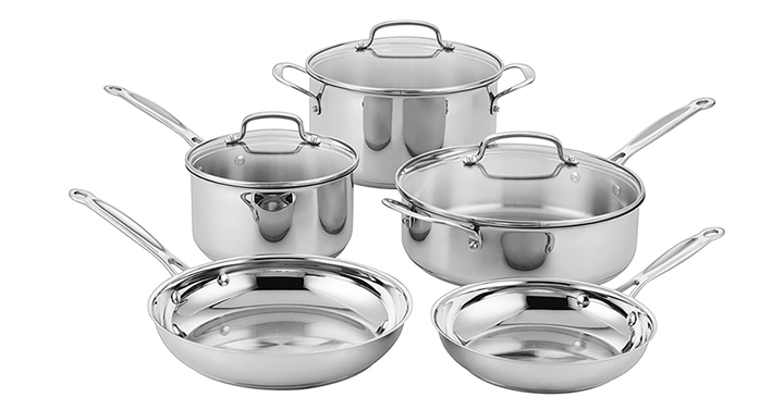 CUISINART Classic Stainless Cookware Set (8-Pieces) – Just $99.99!