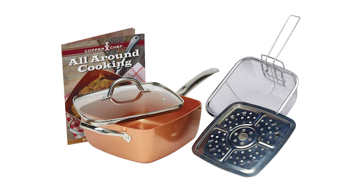 Kohl’s – Earn $15 Kohl’s Cash! FREE Shipping on $25! Copper Chef 5-pc. Cooking Set As Seen on TV – Just $25.49!