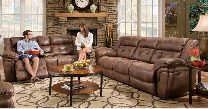 Simmons Beautyrest Jefferson Motion Sofa Only $510! (Reg. $1499.99)