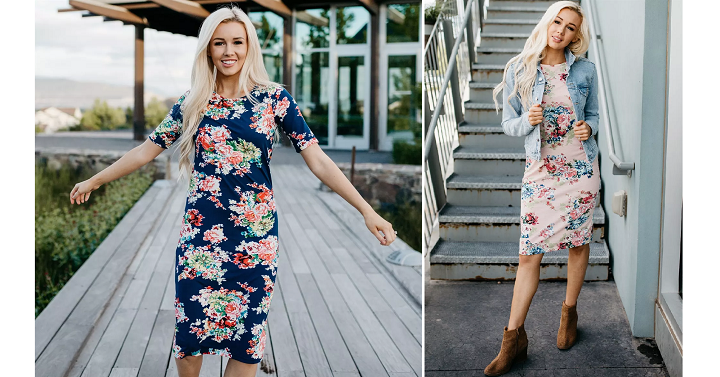 Jane: Everyday Tee Dress Only $21.99!