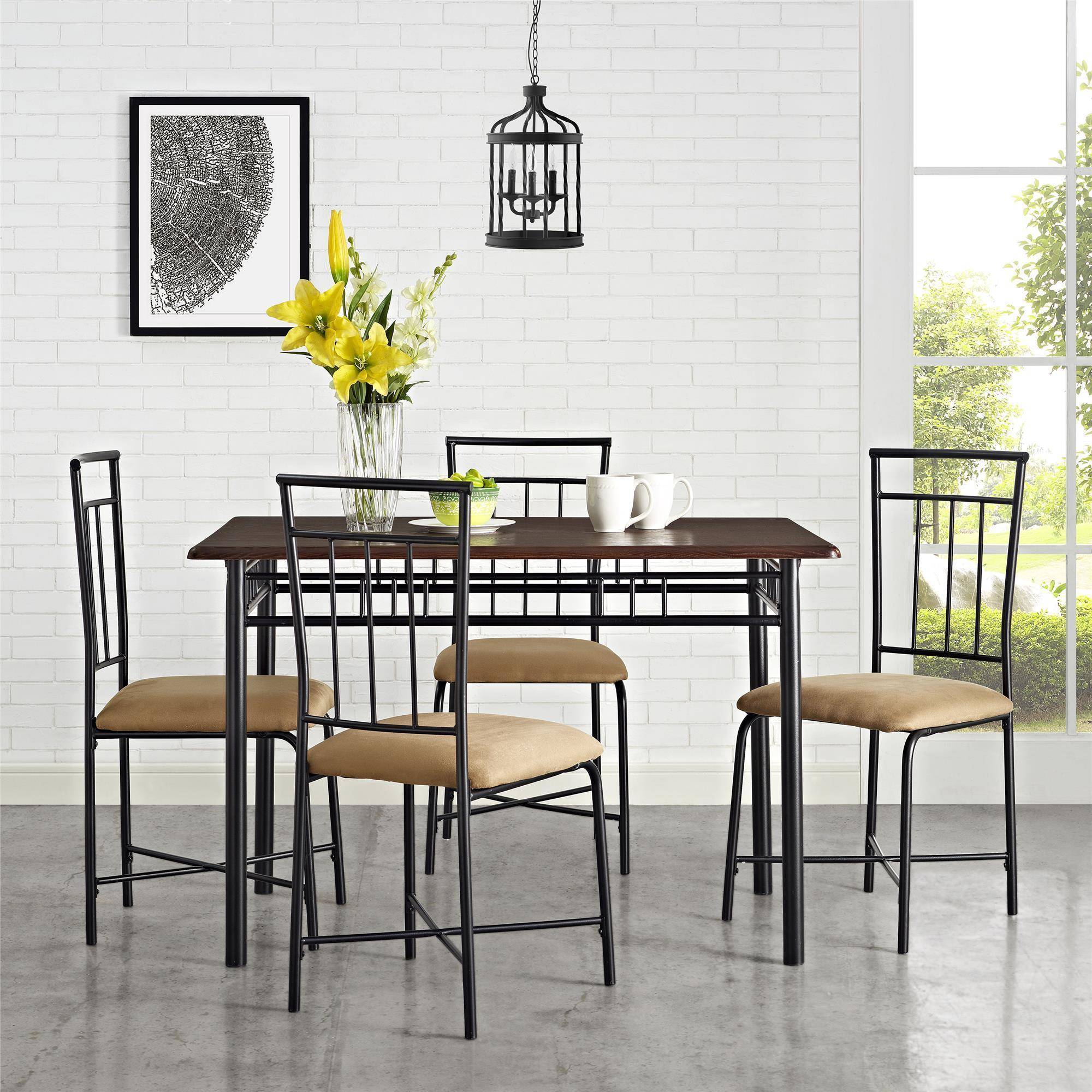 Mainstays 5 Piece Dining Set (Multiple Colors) Only $100.00!