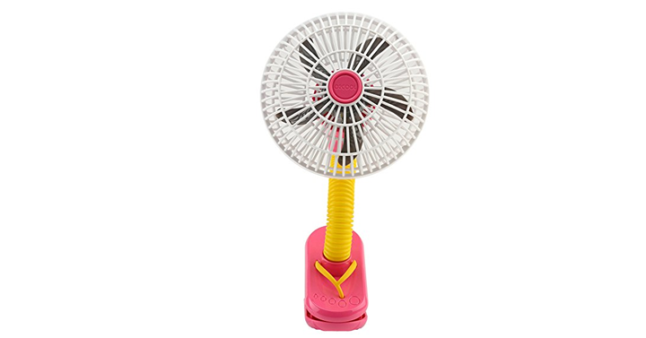 O2COOL 4-Inch Portable Clip Battery Operated Fan – Flip Flop – Just $11.59!