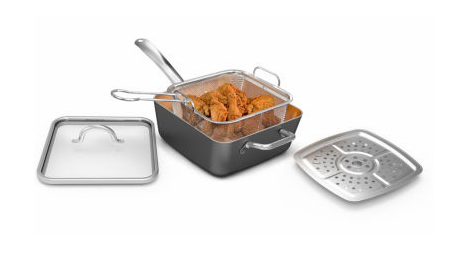 JC Penney: Cooks Copper Deep Dish Fry Pan Set Only $20.39!