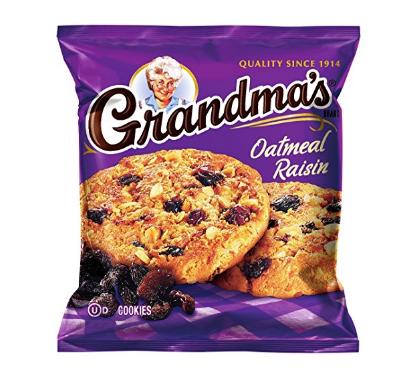 Grandma’s Oatmeal Raisin Cookies, (Pack of 60) – Only $18.99!