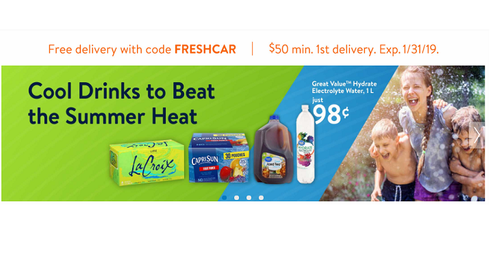 Walmart: FREE Grocery Delivery On Your First Order!